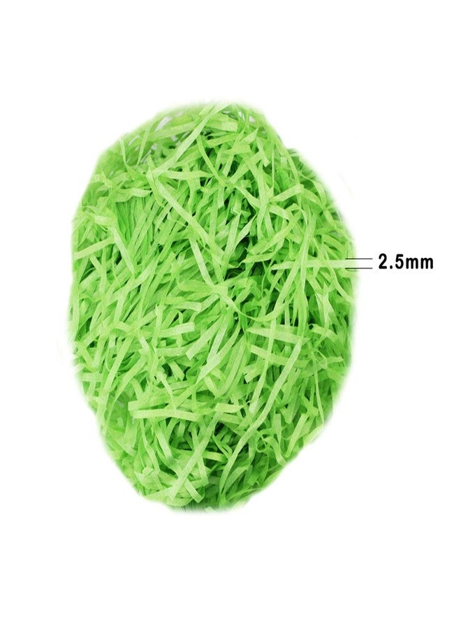 windiy Supla 300g (10.6 oz) 6 Colors Shredded Paper Easter Grass Bag Basket Grass Filler Stuffers Paper Shreds Grass in Hot Pink Yellow Dark Green Light Green Sky Blue Lavender for Easter Egg Hun - Image 2